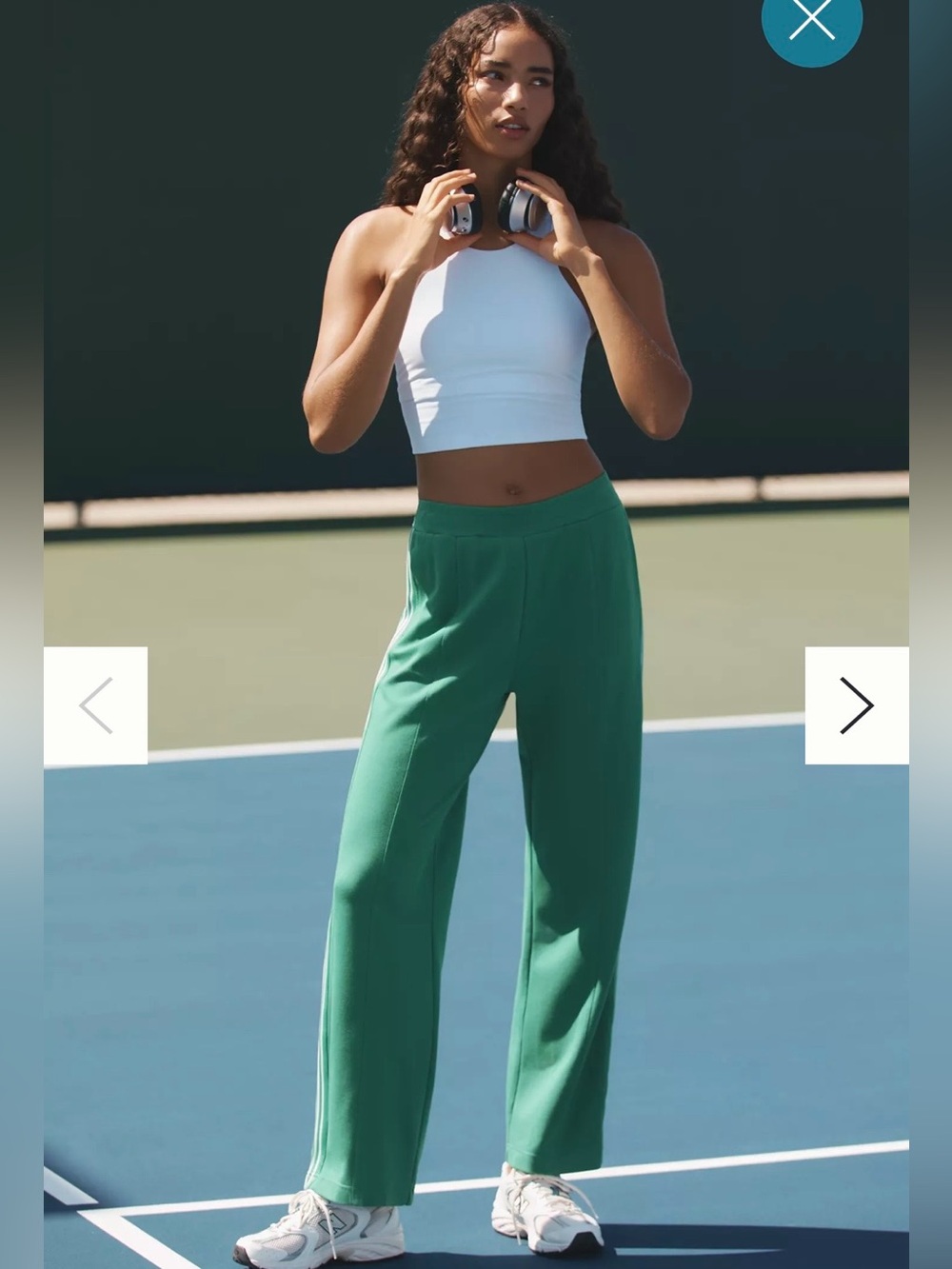 NWT Anthropologie (The Upside) Track Pants size XL in Kelly green